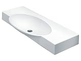 La Toscana L1180 Swing 85 Wall Mount Bathroom Sink, White