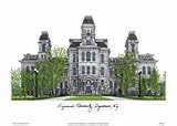 Syracuse Orangemen NCAA 14 &acute; x 10 &acute; Limited Edition Lithograph ( Unframed ) - B0001LSZ32