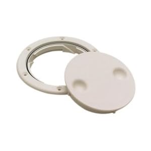 DECK PLATE TWIST N LOCK WHITE OD 5 3 4 ID 6 by