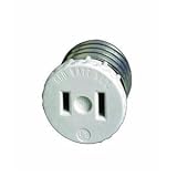 read full review Leviton 125 15 Amp, 660 Watt, 125 Volt, 2-Pole, 2-Wire, Socket To Outlet Adapter