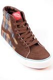 Vans - SK8-HI PLAID BROWN BLUE SNEAKER