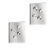 Blomus 66784 Stainless Steel Muro Magnets, Set of 4