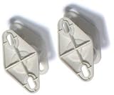 Silver Universal Satellite Speaker Mounts