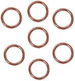 4mm Open Copper Jump Rings 21g. Q.50