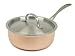 Kitchen & Housewares : Calphalon Copper Triply 2-1/2-Quart Shallow Saucepan with Stainless Lid