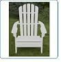 Painted Adirondack Chair, WHITE