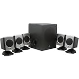 iConcepts 79233N 5.1 Speaker System with Subwoofer (Black)