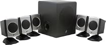 iConcepts 79233N 5.1 Speaker System with Subwoofer (Black)