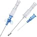 Introcan Safety IV Catheter - Polyurethane, Non-Winged - 24 gauge x 3/4 inch long - 5...