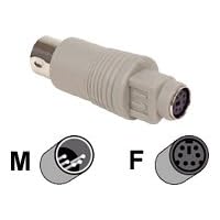 Belkin Pro Series Reverse Keyboard Adapter - Keyboard adapter - 5 PIN DIN (M) - 6 pin PS/2 (F)