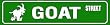 GOAT STREET pet farm stock road sign