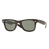 Ray-Ban RB2140 Original Wayfarer Sunglasses, Dark Tortoise Frame/Black Lens, 50 mm