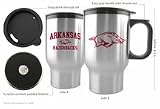 Arkansas Razorbacks 16 oz. Stainless Steel Travel Mug (Set of Two)