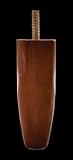 4" Hardwood BED LEG with a Walnut Finish [CAPITOL CITY LUMBER]