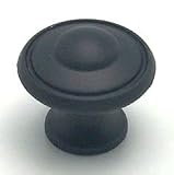 Cabinet Knob, Euro Traditions, Matte Black Finish