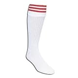 3 Stripe Padded Socks (White/Red)