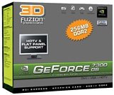 3D Fuzion GeForce 7300 GS PCI Express Graphics Card 256MB  3DFR73256GSLPEI 