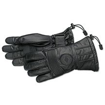 Harley Davidson Men's Waterproof Leather Gauntlet Gloves. Harley Logo. 98188-05VM
