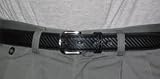 BlackHawk CQC Pistol Belt - Black Carbon Fiber finish - Size 38 - Brushed nickel finish buckle