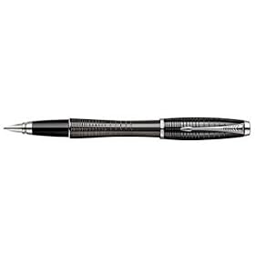 Parker Urban Premium Chiseled Medium Point Fountain Pen, Metallic Black (1774704)