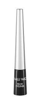 Malu Wilz Profi Liquid Eyeliner schwarz Intensiv Haltbar Wimper flüssiger Eyeliner mit super Haltbarkeit und Deckkraft