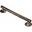 Moen LR8716D1GOWB Securemount Designer Elegance Grab Bar With Grip Pads, Old World Bronze, 16-Inch