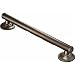 Moen LR8716D1GOWB Securemount Designer Elegance Grab Bar With Grip Pads, Old World Bronze, 16-Inch