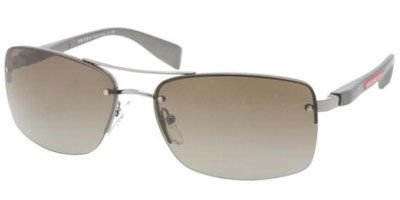 Prada Ps 50ns Gunmetal Gradient Sunglasses