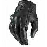 ICON PURSUIT LEATHER GLOVES STEALTH LG 33010333