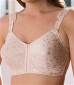 Elila Front Hook Jacquard Softcup with Cushioned Strap
