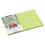 Peacock Sulphite Construction Paper, 12 x 18, Yellow-Green, 50-Sheet Pack - Sold By the Pack