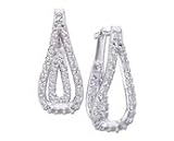14kt Two Tone Gold Diamond Earring Jacket (.20 ct. tw.)