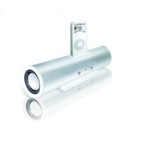 Sumnique - Dock Speaker for iPod Nano,Video,Photo,Mini,Touch,3rd Gen Nano,Classic, -Silver-