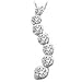14kt. White Gold, 2 ct. tw. Diamond Journey Pendant