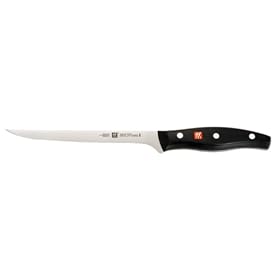 Click here to buy J.A. Henckels Twin Signature 7-Inch Flexible Blade Fillet Knife by Henckels.