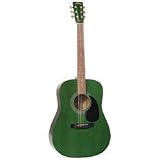 J. Reynolds Full Size Acoustic Dreadnought Guitar - Green
