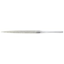 Strauss Heavy Duty Hand File, American Pattern, Diamond Grit, Round