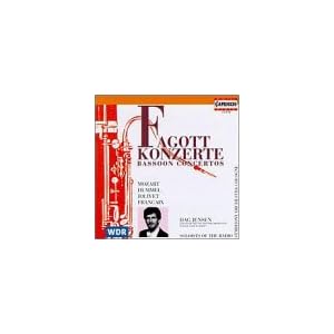 Bassoon Concertos and Divertimento by Wolfgang Amadeus Mozart, Johann Nepomuk Hummel, Andre Jolivet, Jean Francaix, and Werner Andreas Albert (Audio CD - 1996)
