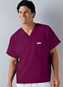 Ciel Blue V-neck Scrub Top