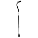 Medline Bariatric Cane with Offset Handle, Black