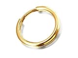 Image of 9ct Gold Plain Hoop Single Earring