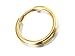 9ct Gold Plain Hoop Single Earring