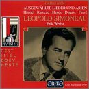 Leopold Simoneau - Selected Lieder and Arias ~ Handel · Rameau · Haydn · Duparc · Fauré