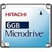 HITACHI 6GB Microdrive MD6GBBP