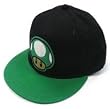 Nintendo 3d Embry Men Blk/grn Flatbill