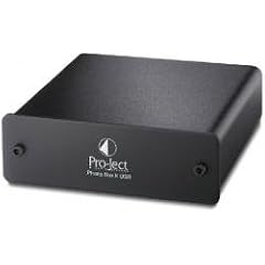 Pro-Ject USB Box Externe Soundkarte (Sigma-Delta D/A-Wandler, USB-Eingang) schwarz