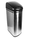 Touchless/Hands-Free DZT50-1 (50 Liters) Stainless Steel Automatic Infrared Trash/Garbage Can