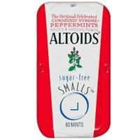 Altoids Smalls Sugar Free Curiously Strong Peppermints - 0.50 Oz Tin, 12 ea by WRIGLEY