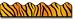 BORDER TIGER PRINT SCALLOPED