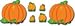 PUMPKINS BIG ACCENT DECORATIONS